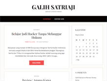 Tablet Screenshot of blog.galihsatria.com